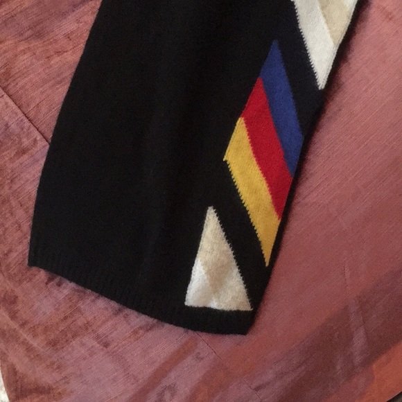 Black Women's Joggers with Colorful Stripes - Picture 6 of 6